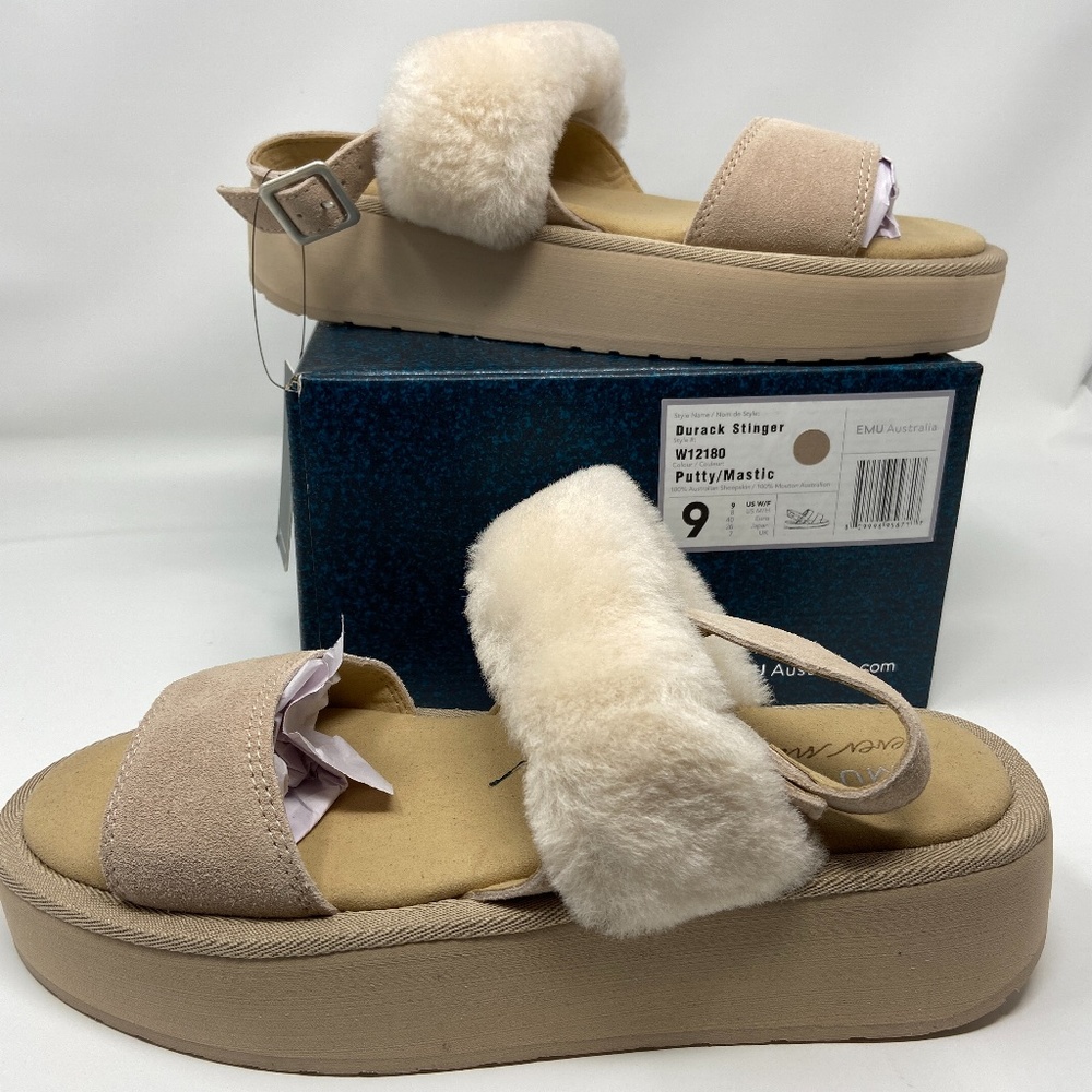 NEW EMU Australia Durack Stinger Size 9 Putty/Tan